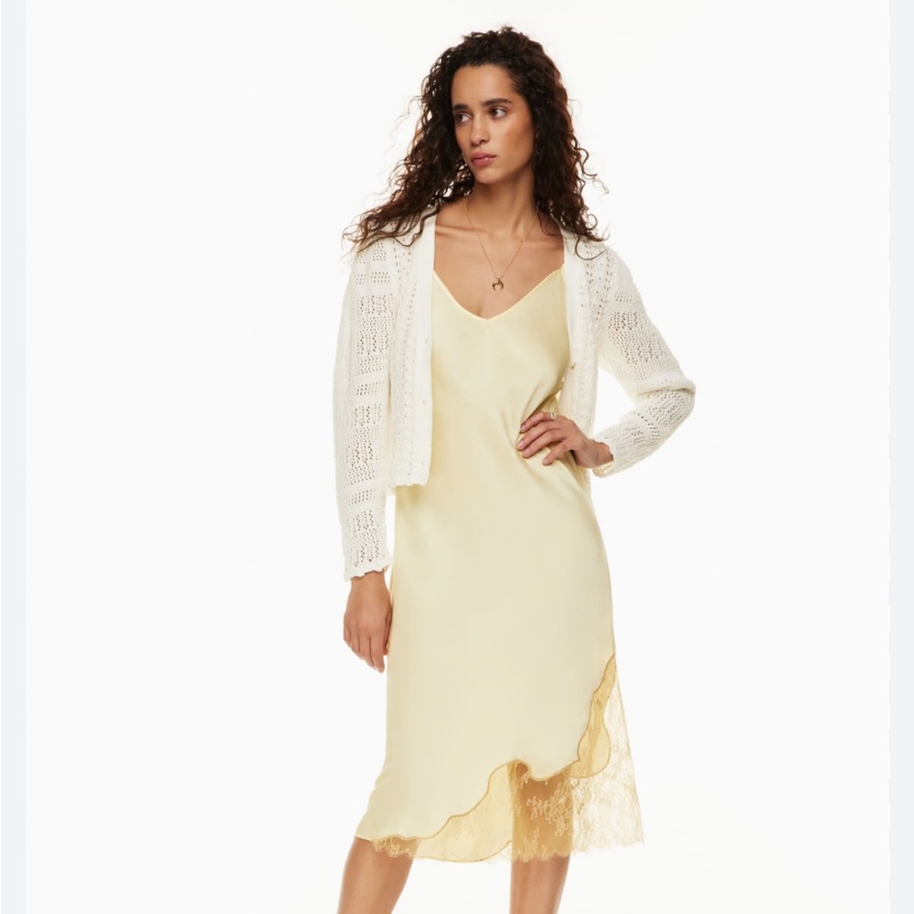 🌙Wilfred butter yellow sonnet dress🌙